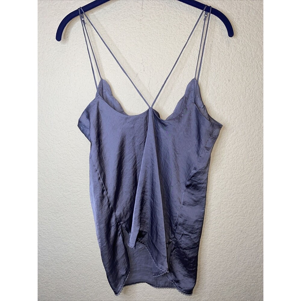 Free People tank sexy Intimately Slip Satin Cami XS fairy feminine romantic - Picture 7 of 10